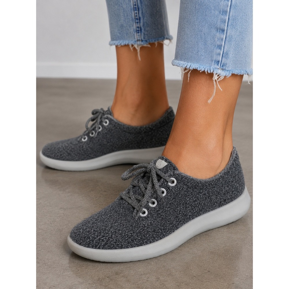 Allbirds Sneakers Women Size 10 Grey Wool Runners Sustainable Walking‎ Sneakers